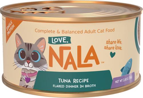 Nala tuna recipe flaked dinner in broth canned cat food