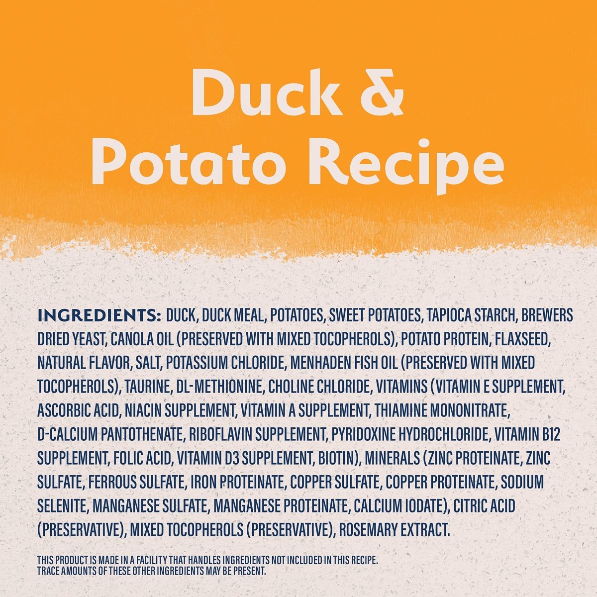Natural Balance Limited Ingredient Adult Grain - Free Dry Dog Food, Reserve Duck & Potato Recipe, 4 Pound - 723633777384