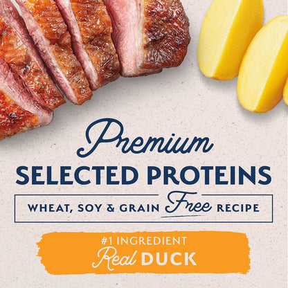 Natural Balance Limited Ingredient Adult Grain - Free Dry Dog Food, Reserve Duck & Potato Recipe, 4 Pound - 723633777384