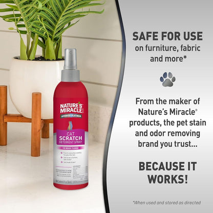 Nature's Miracle Advanced Platinum Cat Scratch Deterrent Spray - cat scratching spray - 018065284013