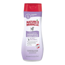 Nature's Miracle Nature’s Miracle Odor Control Shampoo & Conditioner, 16 Ounces, Lavender Scent - dog shampoo - 018065284174