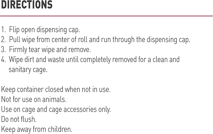 Natures miracle small animal cage scrubbing wipes 30 count