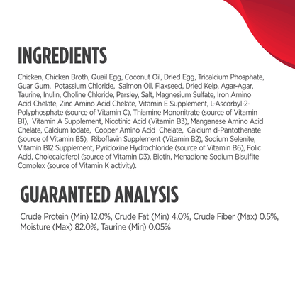 Nulo minced chicken & quail egg recipe in broth canned cat food 2.8oz