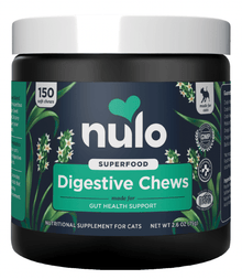 Nulo superfood digestive chews gut health support nutritional supplement for cats 150ct