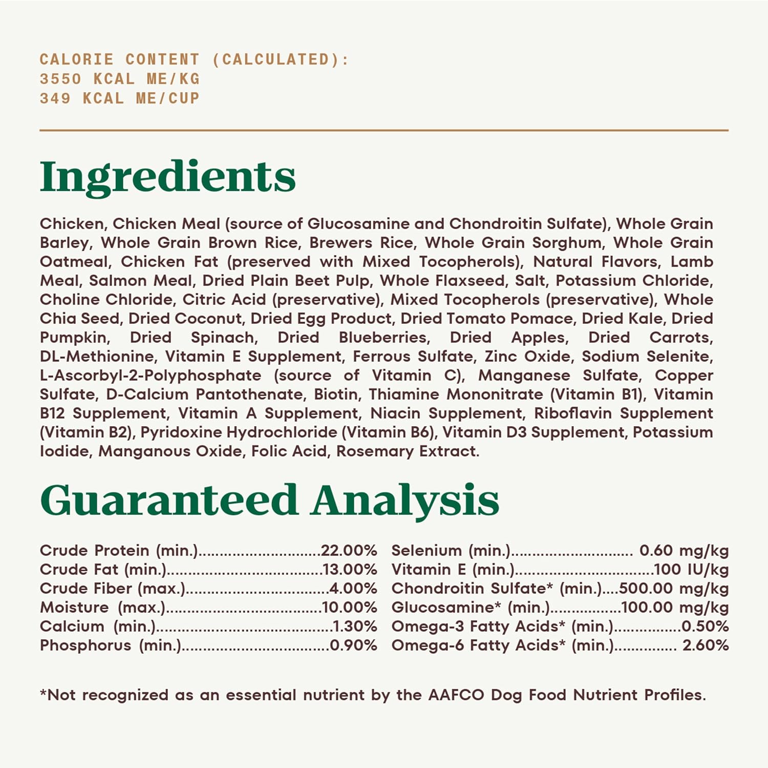 Nutro Ultra Adult Large Breed High Protein Trio of Proteins Chicken, Lamb & Salmon Dry Dog Food, 30lb