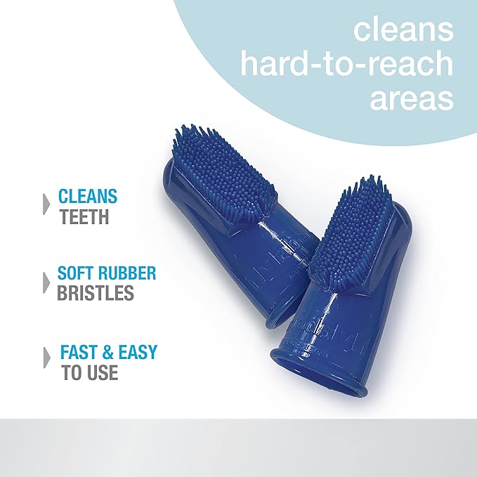 Nylabone advanced oral care finger brushes