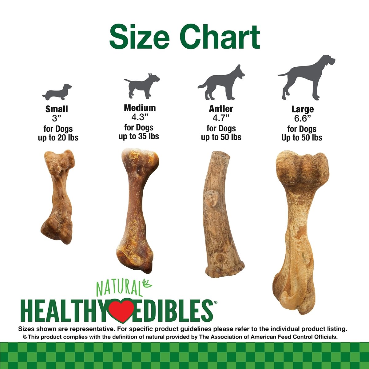 Nylabone Healthy Edibles Broth Bone All Natural Dog Treats Made With Real Bone Broth Small/Regular (16 count)