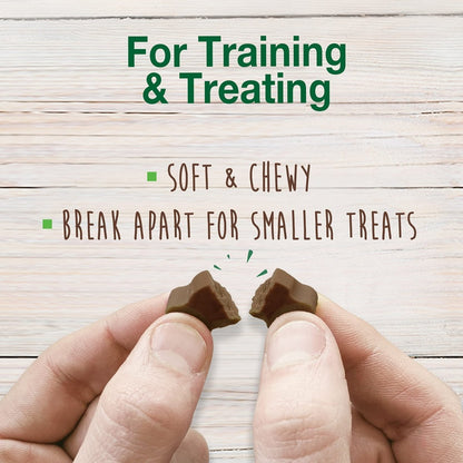 Nylabone Healthy Edibles Chewy Bites Dog Training Treats Bacon 6 oz.