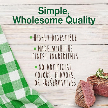 Nylabone natural healthy edibles beef meaty center 3.6oz 2 medium