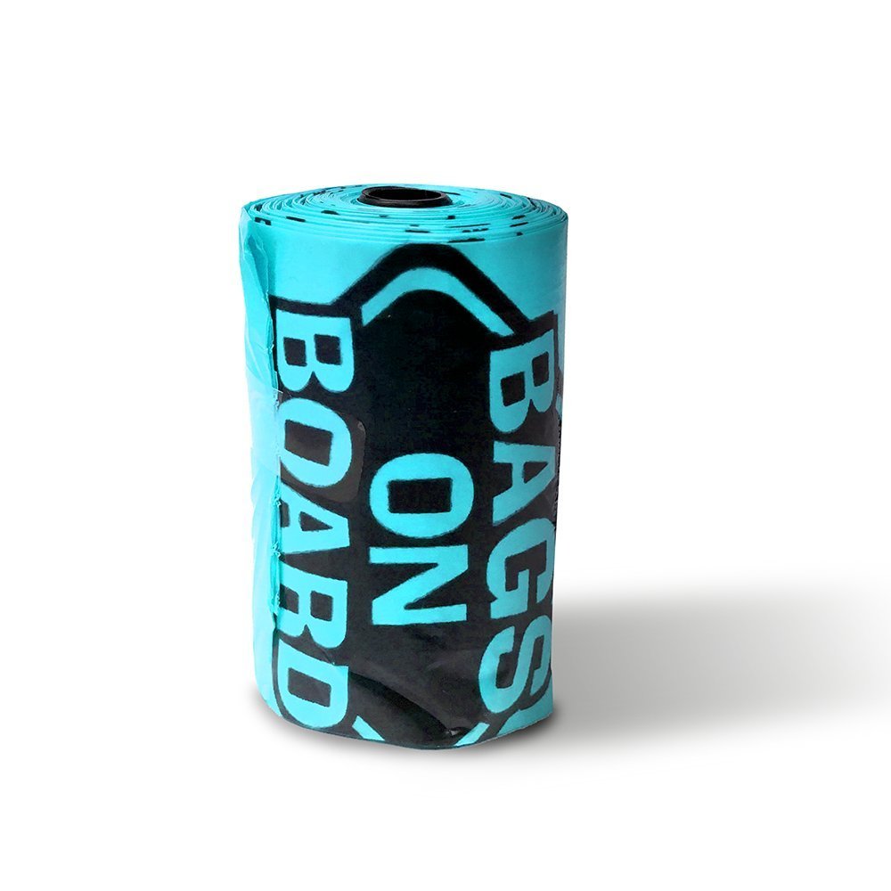 Odor Control Dog Poop Bags And Dispenser | Strong, Leak Proof Dog Waste Bags | Ocean Breeze Scent | 9 X14 Inches,140 Waste Pickup Bags