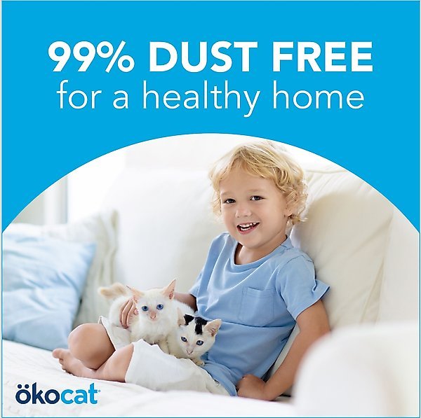 Okocat original clumping 12.6lb cat litter