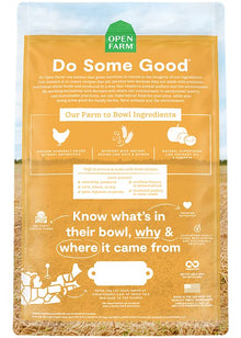 Open Farm Ancient Grains Dry Dog Food – Harvest Chicken Recipe with Wholesome Grains, 4 lb Bag