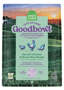 Open Farm Goodbowl Chicken & Brown Rice Recipe for Cats - 3 lbs