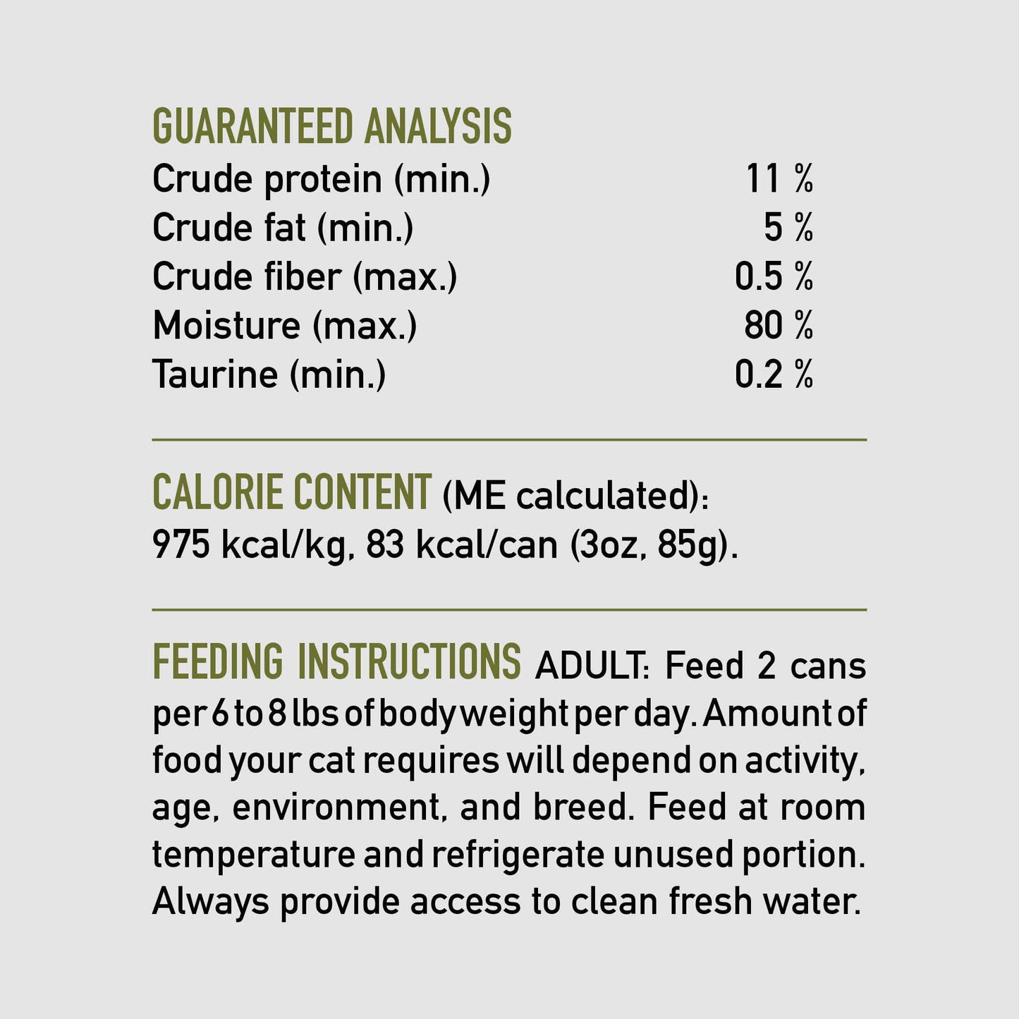 Orijen Adult Wet Cat Food - Grain - Free Duck & Chicken Entrée in Bone Broth, 5.5 oz