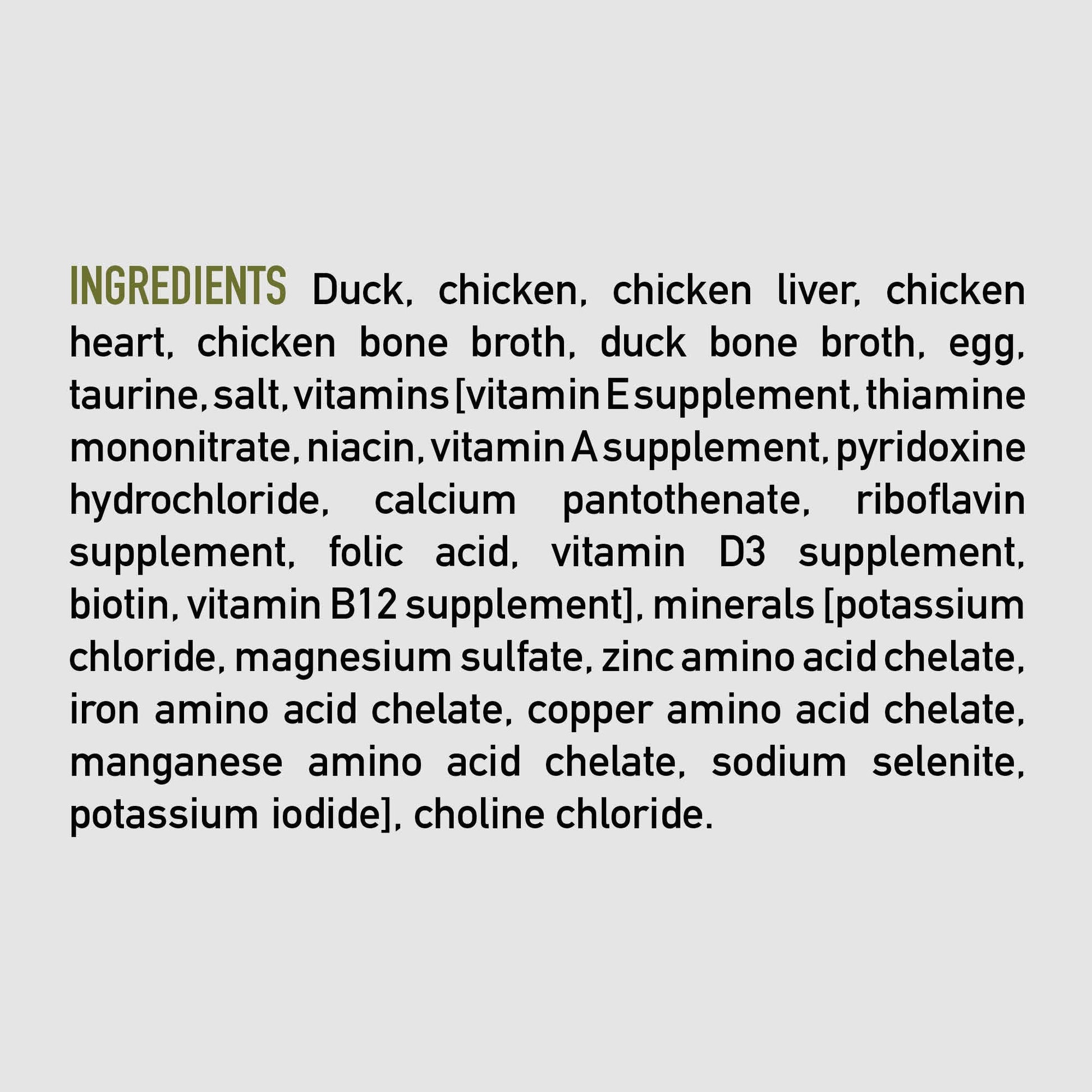 Orijen Adult Wet Cat Food - Grain - Free Duck & Chicken Entrée in Bone Broth, 5.5 oz