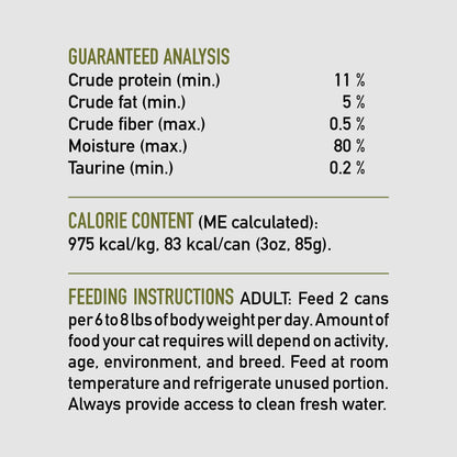 Orijen Duck And Chicken Entree In Bone Broth Wet Cat Food, Wholeprey Ingredients, 3 Oz