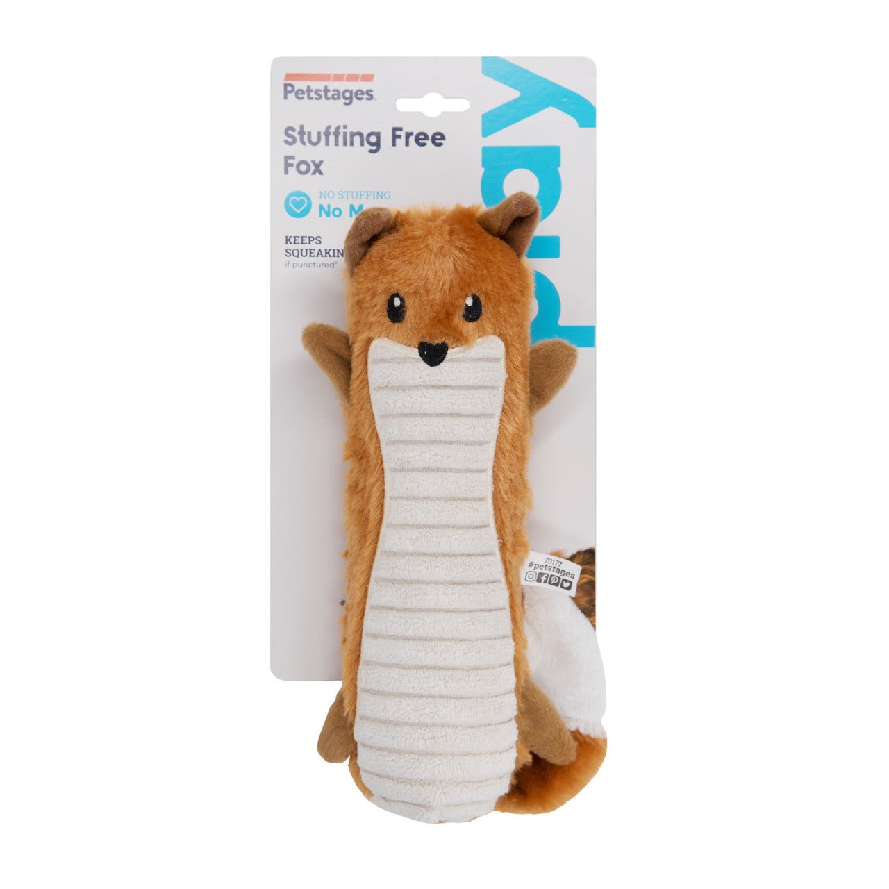 Outward hound stuffing free two squeakers dog toy