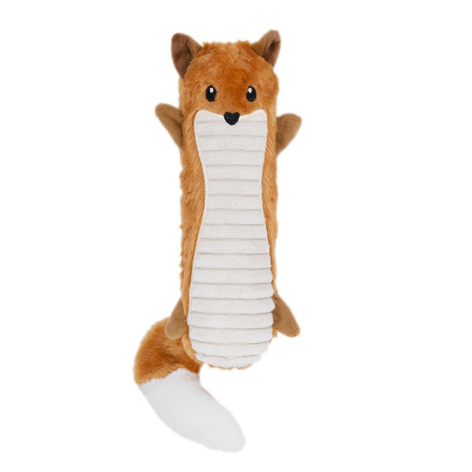 Outward hound stuffing free two squeakers dog toy