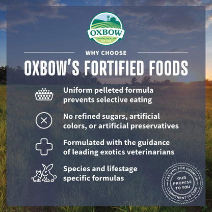 Oxbow Animal Health Organic Bounty Adult Rabbit Food - All Natural Rabbit Pellets - 3 lb.