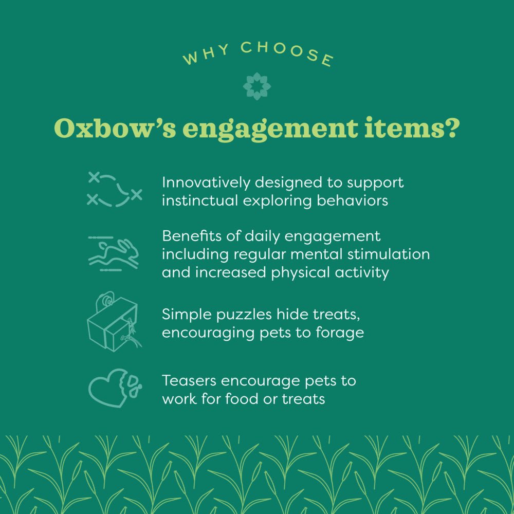 Oxbow play post for rabbits