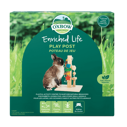 Oxbow play post for rabbits