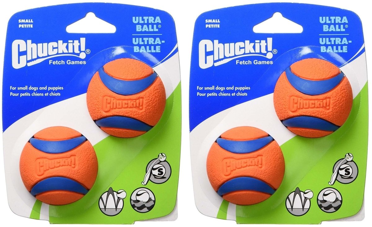 Petmate Dog 2in Small Orange Chuckit! Ball Ultra