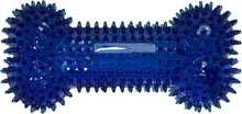 PetSport 7.5" Gorilla Spiky Squeaker Bone Dog Toy (3 Pack) - Large | Vanilla Scented Super Durable TPR Rubber That Floats | Maintain Dental Health for Your Pet, Colors Will Vary