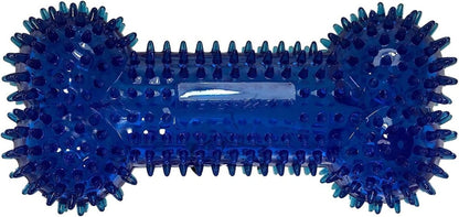 PetSport 7.5" Gorilla Spiky Squeaker Bone Dog Toy (3 Pack) - Large | Vanilla Scented Super Durable TPR Rubber That Floats | Maintain Dental Health for Your Pet, Colors Will Vary