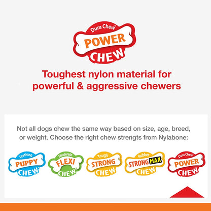Power chew chicken flavor dog bone