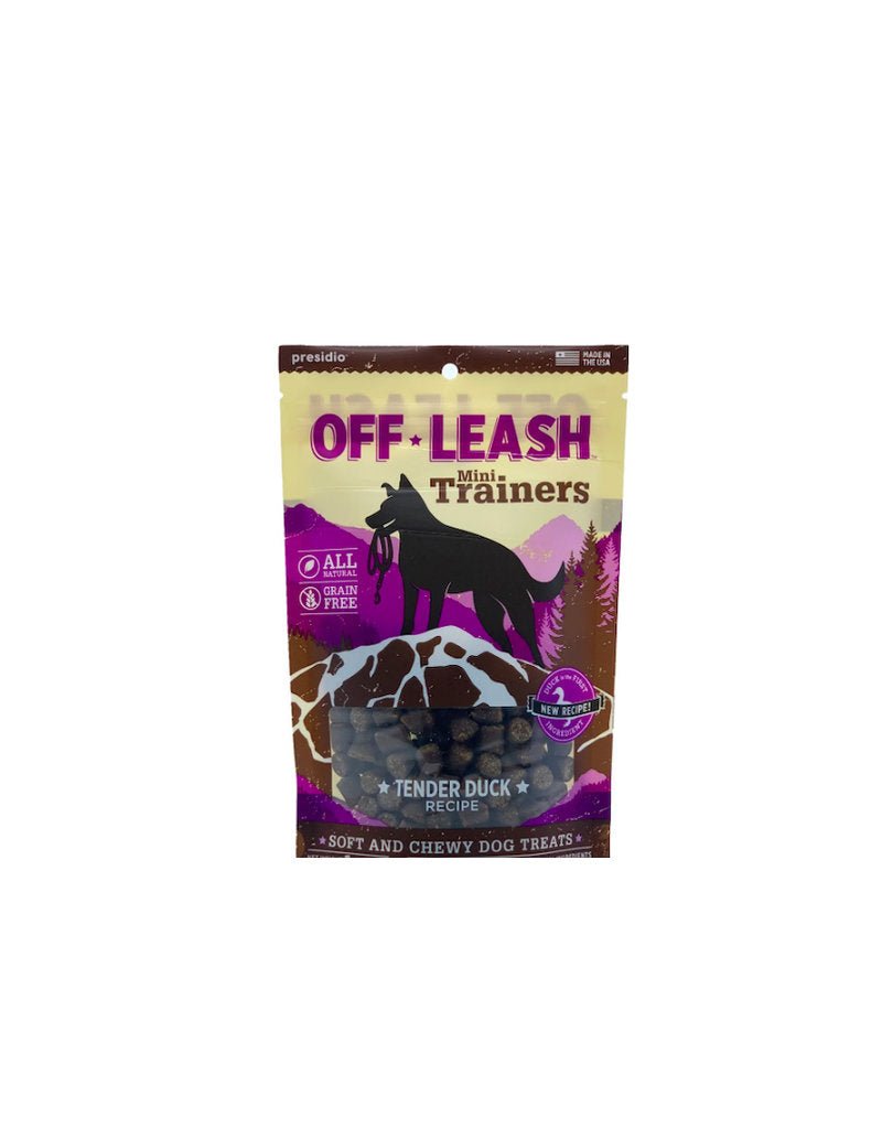 Presidio Off Leash Dog Training Treats | Tender Duck 12 Oz
