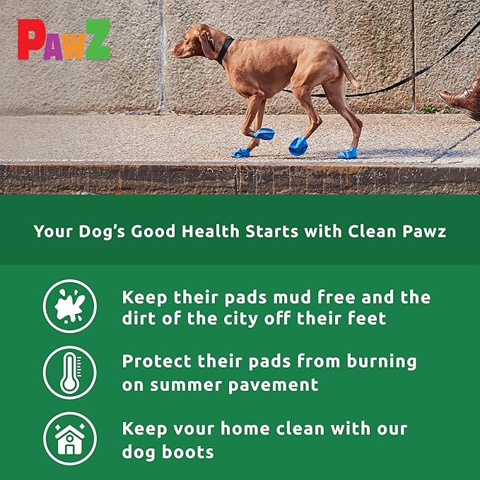 Protex pawz rubber dog boots tiny 12 per pack