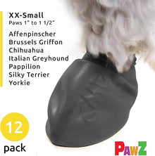 Protex pawz rubber dog boots xx small 12 per pack