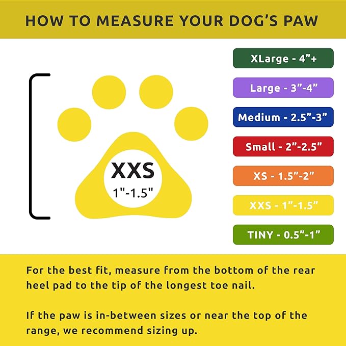 Protex pawz rubber dog boots xx small 12 per pack