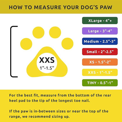 Protex pawz rubber dog boots xx small 12 per pack