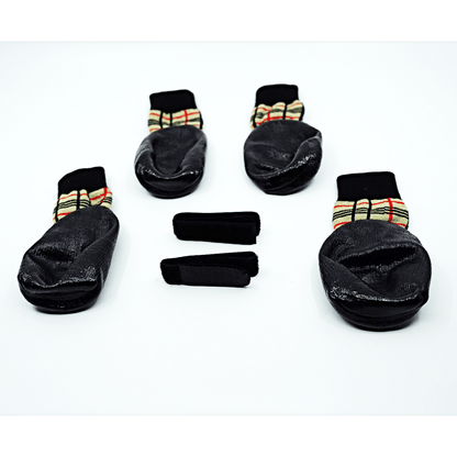Puppibles pvc anti slip waterproof dog socks - large