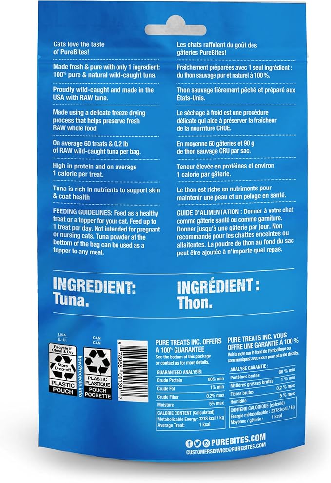 Pure bites freeze dried wild caught salmon