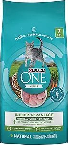 Purina one plus indoor advantage turkey cat dry kibble 7lbs