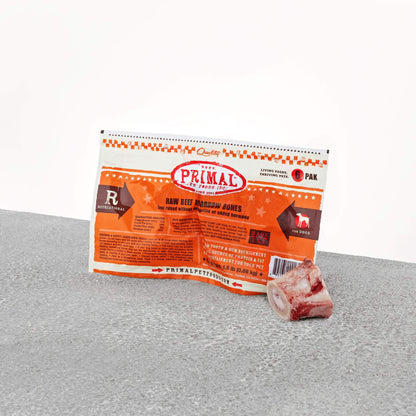 Raw beef marrow bone frozen primal foods small