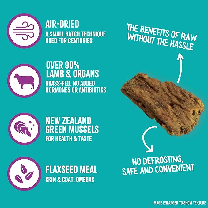 Rawrternative Air Dried Food Lamb and Organs 5oz