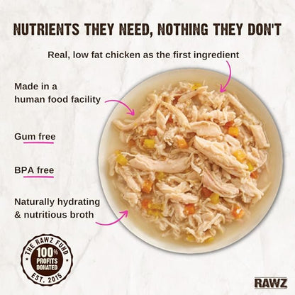 Rawz canned cat food chicken and pumpkin