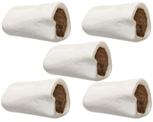 Redbarn 5 Pack of Peanut Butter Flavor Naturals Filled Bone Dog Chews, Small, Made in The USA5