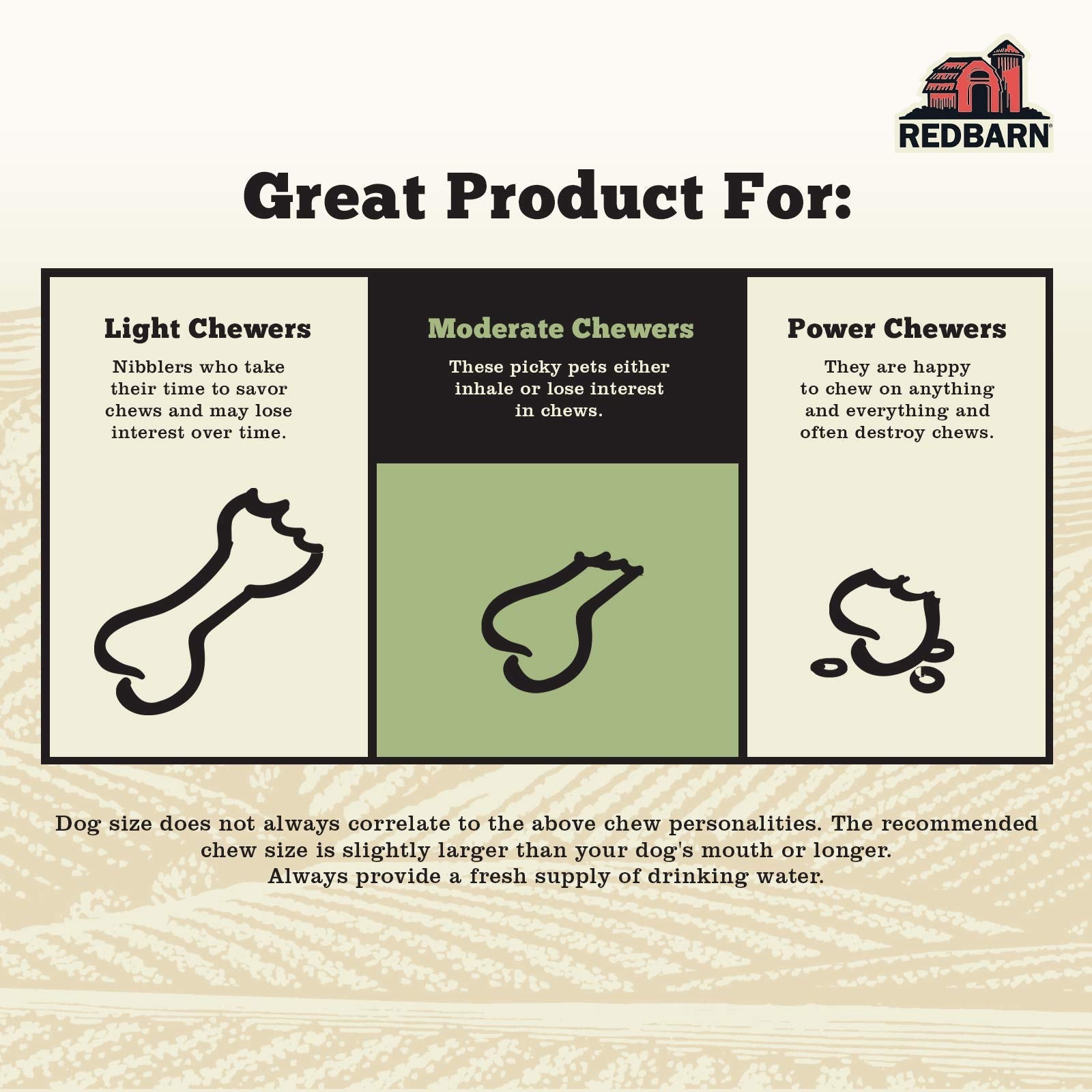 Redbarn Half Deer Antler X - Large for Dogs