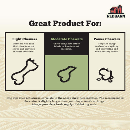 Redbarn Half Deer Antler X - Large for Dogs