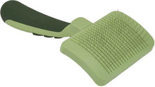 Safari stainless steel pin flexible slicker cat brush