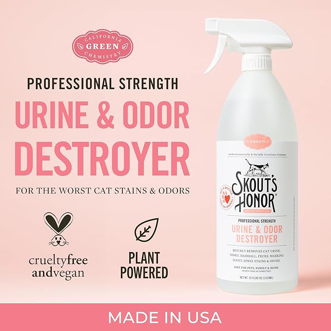 Skout's Honor Cat Urine & Odor Destroyer 35Oz