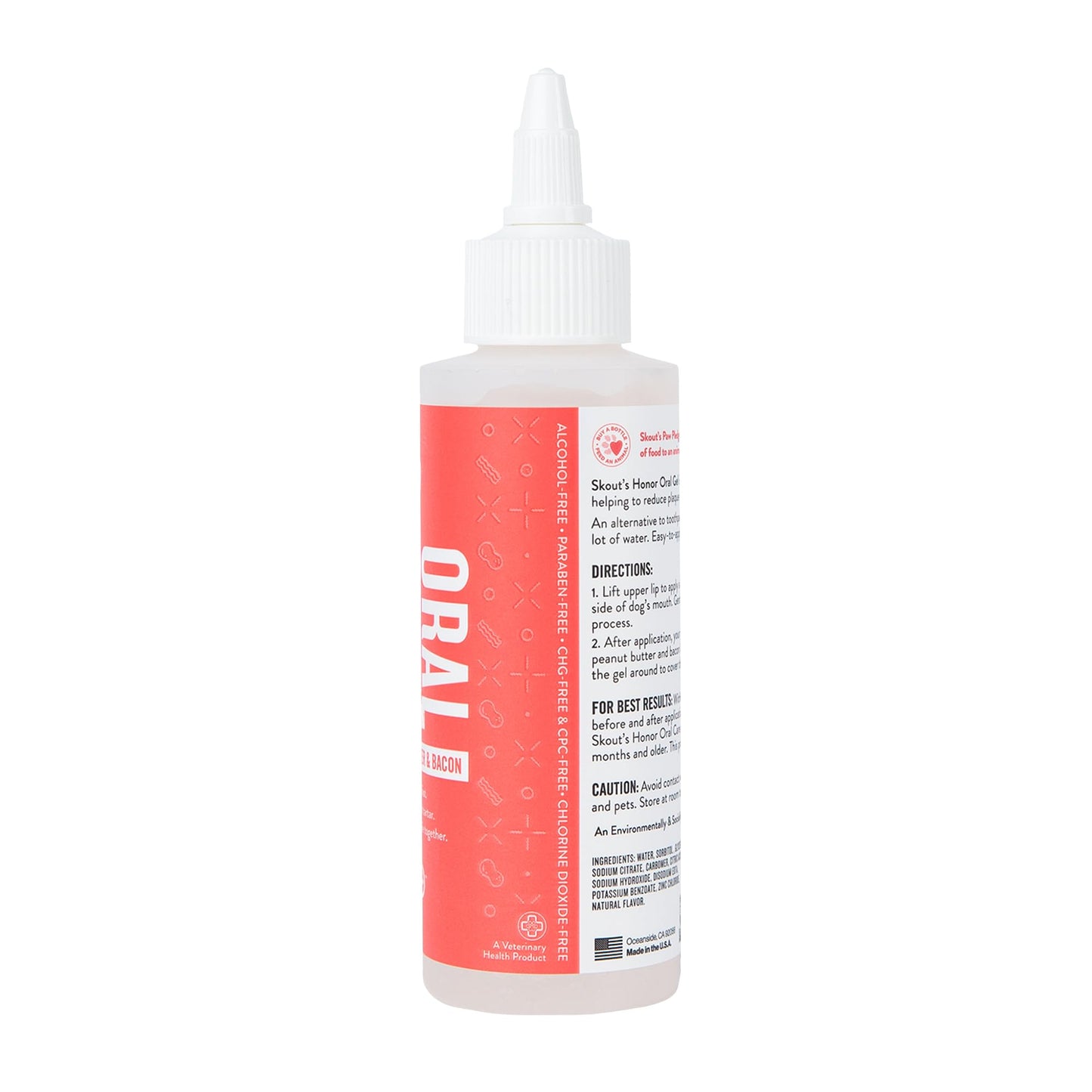 Skout'S Honor: Oral Gel For Dogs & Cats - Peanut Butter & Bacon 4Oz