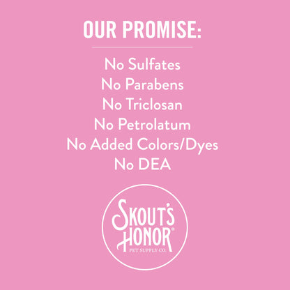 SKOUT'S HONOR Pet Detangler Spray - Hydrating & Conditioning with Avocado Oil & Probiotics, 97% Natural, Paraben & Sulfate - Free, softens for a More brushable Coat, Daily Use, 8oz, Happy Puppy