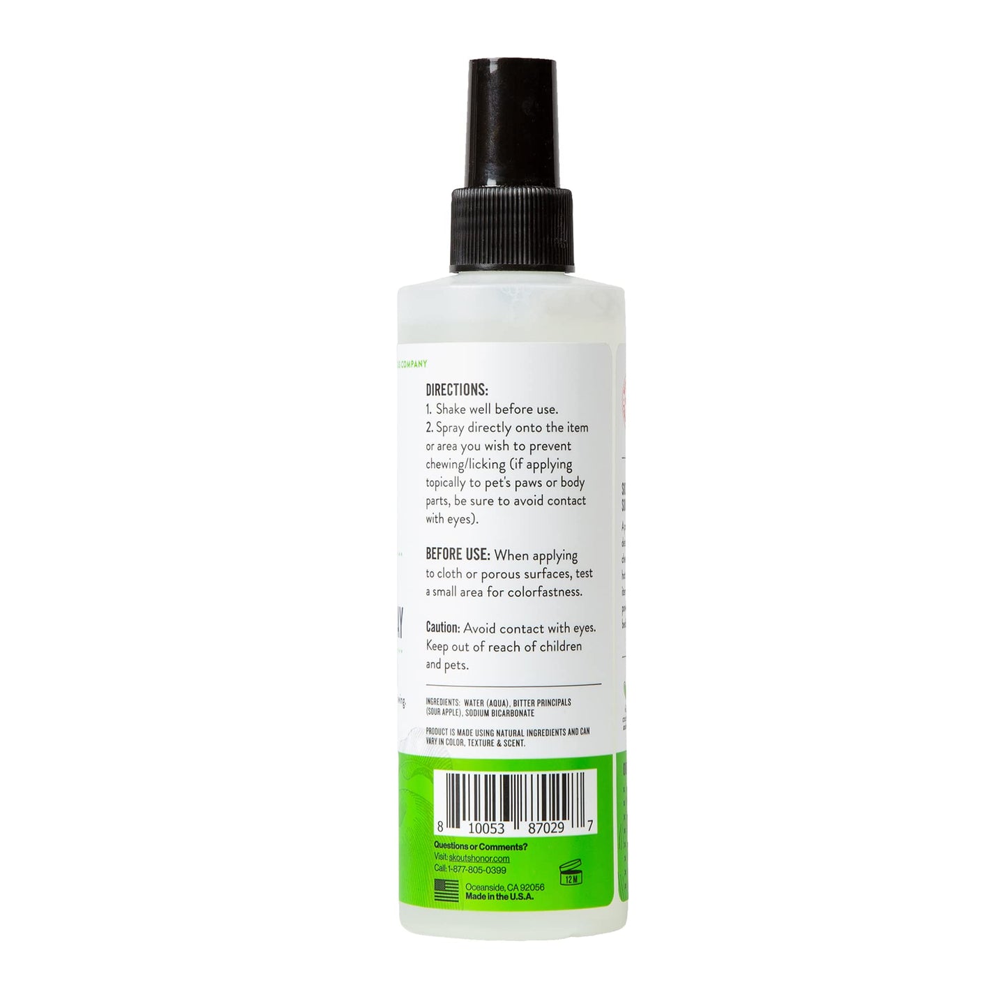 Skout'S Honor, Super Sour Anti - Chew Spray, 8 Ounce