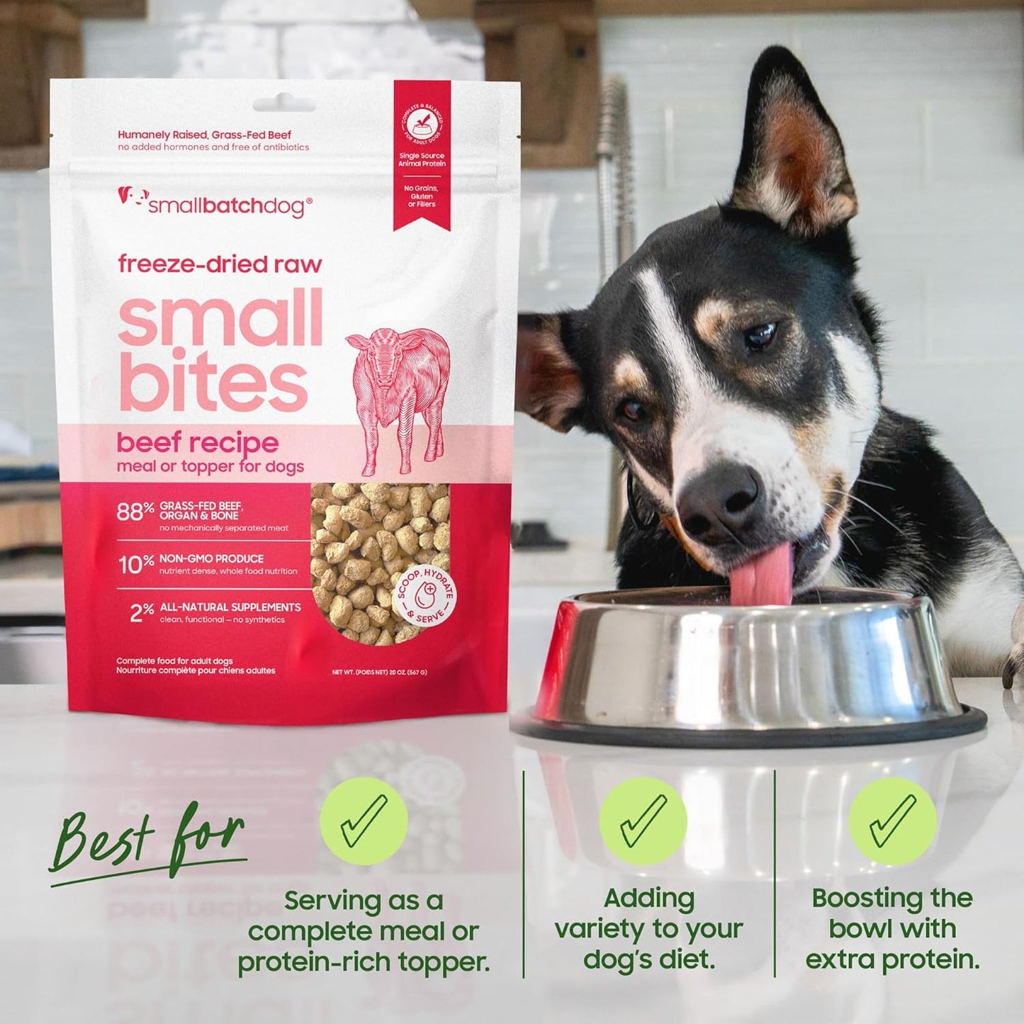 Small batch freeze dried raw small bites turkey recipe 7 OZ