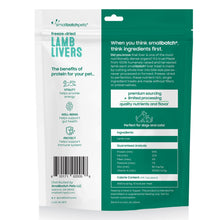 smallbatch Freeze - Dried Liver Treats for Dogs & Cats – Single - Ingredient, Protein - Rich, All - Natural Snacks – 100% Humanely Sourced – No Additives or Preservatives – (4 oz, Lamb)